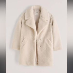 Abercrombie Teddy Bear Coat - Size XS
